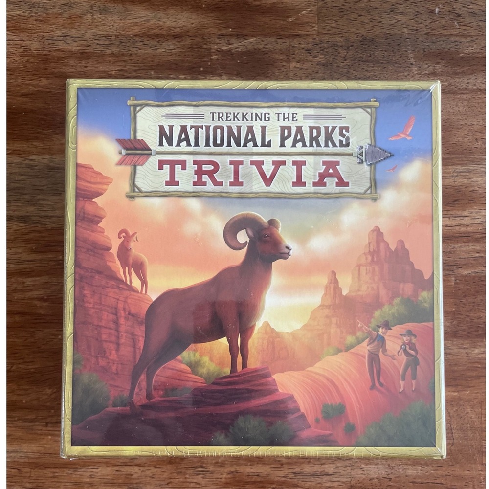 Trekking the National Parks Trivia Board Game New Sealed Under the Dog Games